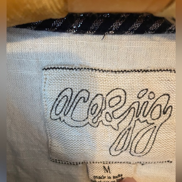 Ace & Jig Lake Dress in Kyoto. Medium. Drawstring waist. Mint! - Picture 14 of 16